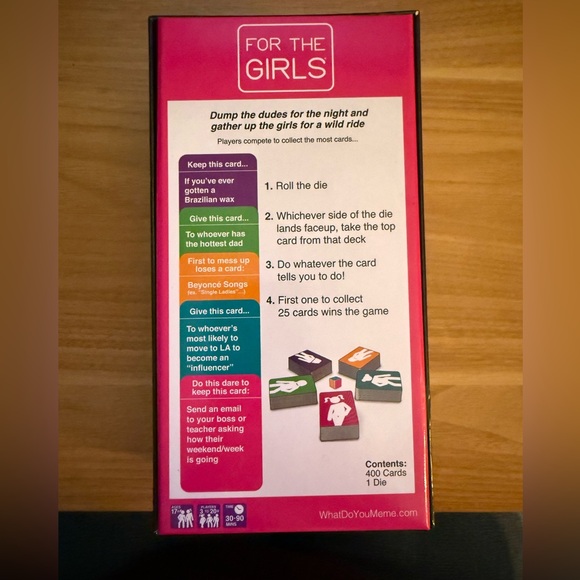 For The Girls Adult Party Game - Picture 3 of 3